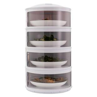 菜盖罩夏季放菜架子多层剩菜饭盘餐桌面收纳神器多功能厨房置物架