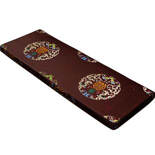 中式长条凳坐垫加厚海绵长凳座垫可拆洗实木长板凳防滑椅子垫定制