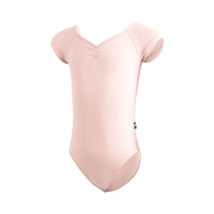 小茉莉儿童舞蹈服女连体形体服芭蕾舞练功服短袖体操服舞蹈裙纱裙