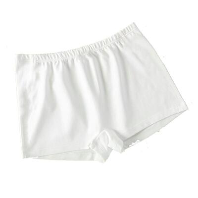 女生全白色纯棉内裤四角平角裤头