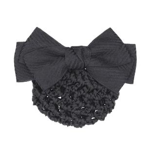 头花女网兜职业发网护士专用头饰简约蓝色发夹空姐盘头发工作发饰