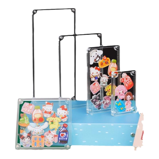 手工diy材料摇摇乐外框亚克力谷美透明相框流麻立牌桌面摆台拼图