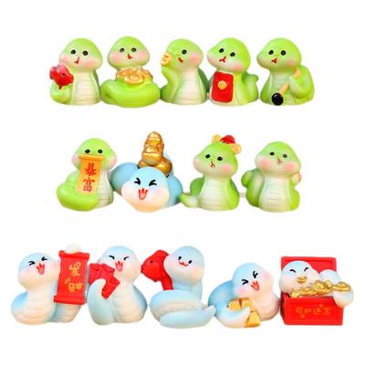 小蛇公仔手办模型蛇年新年盲盒