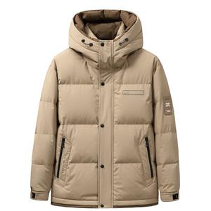 雪中飞2023秋冬新款男士短款羽绒服加厚保暖商务休闲时尚百搭经典