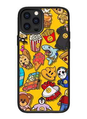 适用iPhone17ProMax苹果16网红华为P50Pro卡通全包软边678P手机包