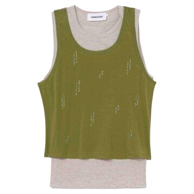 设计师品牌手工钉珠两件套背心