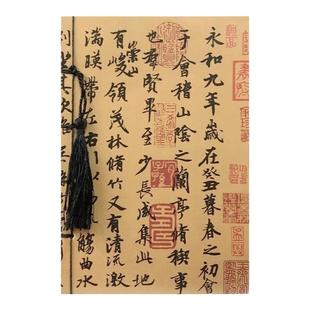 中国风花鸟画线装本复古典风流苏本牛皮纸A5空白页记事本少女心学生手账本日记本办公文具笔记本故宫文创礼物