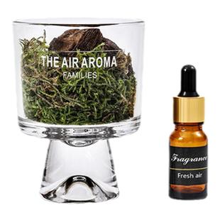 高级森系无火香薰香氛杯松木青苔扩香摆件持久清香伴手礼物送女友