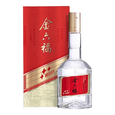 金六福兼香50.8度新时代三星白酒