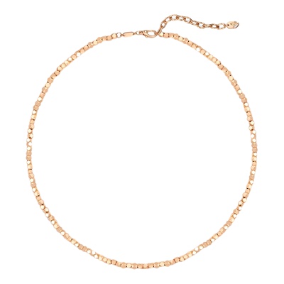 高小小饰品法式方块项链生日礼物