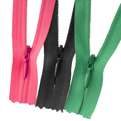 60cm彩色连衣裙婚纱无缝隐形拉链