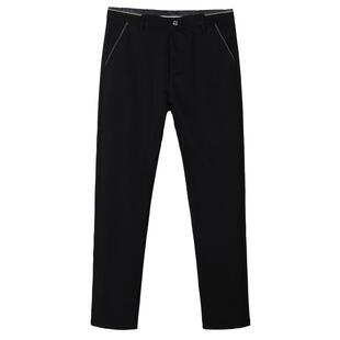 秋冬新款花花公子男士青年商务休闲裤直筒宽松弹力加绒加厚长裤子