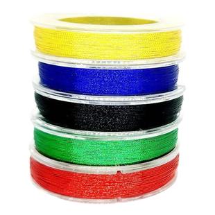 鱼竿绑线路亚谷麦竿绑环前打导环金属装饰线彩色金丝线改装改金色