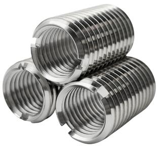 不锈钢一字槽螺纹护套转换变径螺套内外标准牙螺母自攻螺套M2-M16