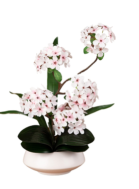 高级感绣球仿真花绢花客厅餐桌
