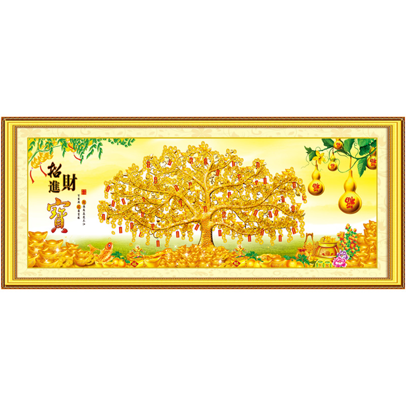 線(xiàn)繡搖錢(qián)樹(shù)十字繡2025新款客廳發(fā)財(cái)樹(shù)生意興隆手工簡(jiǎn)單繡現(xiàn)代刺繡