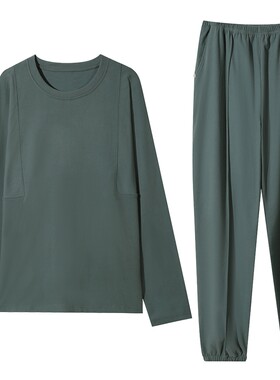 秋鹿情侣可外穿运动布吉绒家居服