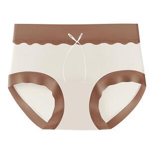 内裤女100A桑蚕丝抑菌加长裆透气2025新款胖MM大码中腰女士三角裤