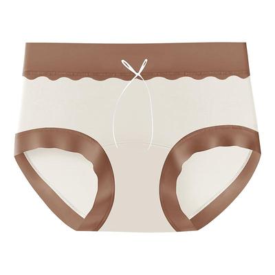 内裤女100A桑蚕丝抑菌加长裆