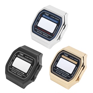 泰琴适用卡西欧小方块A168精钢表壳A168WGG-1B手表不锈钢外壳改装