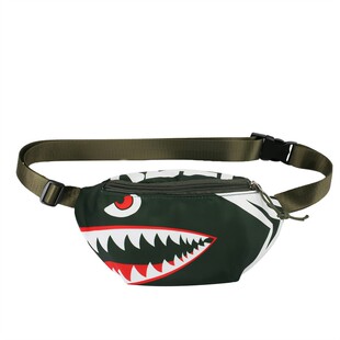 儿童胸包男童潮酷男孩帅气小迷你时尚斜背包怪兽腰包宝宝斜挎包包