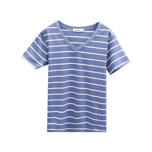 高端纯棉t恤女2025新款夏季洋气妈妈装上衣宽松显瘦短袖大码体恤