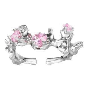 NothingButMini×sobershy 锆石熔岩戒指小众女