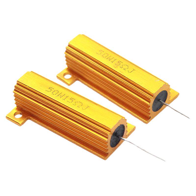 黄金铝壳金属电阻50W0.5 1 1.5 2 3.3 4.7 6.8 8 10 R 欧单个价格