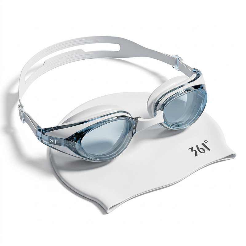 361泳镜女男款游泳眼镜泳帽套装高清防雾防水专业近视带度数成人