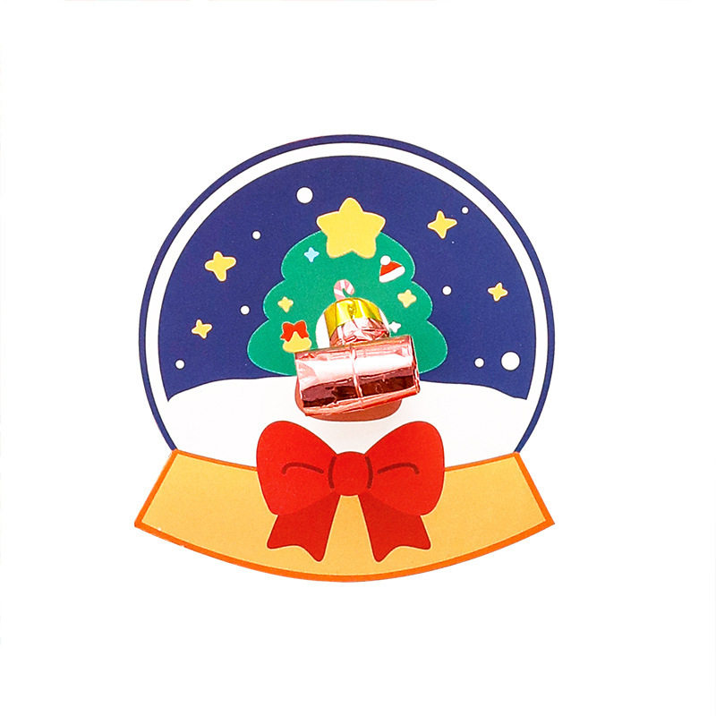 圣诞节礼物派对吹吹卷幼儿园玩具