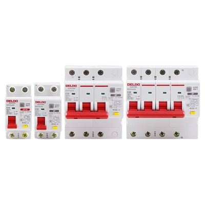 德力西DZ47S室内外空开漏电保护器断路器总闸三相四线安全阻燃