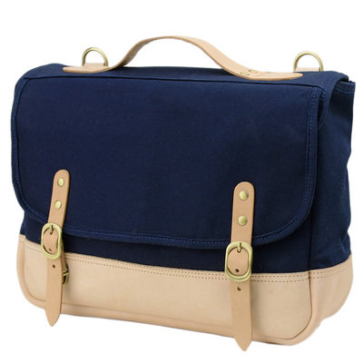 匠线单肩帆布包小众复古邮差包