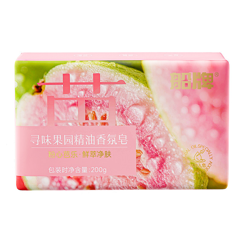船牌寻味果园芭乐香皂洗澡沐浴皂精油皂水果香皂留香保湿洗脸肥皂