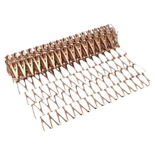 金属编织装饰网菱形不锈钢幕墙黑武士屏风垂帘隔断吊顶V螺旋网帘