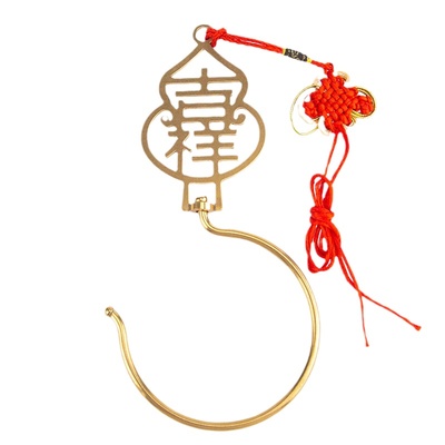 铜心德蚊帐钩挂钩黄铜小号客厅