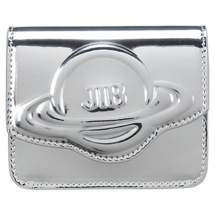 JTB星球卡包.2026新款银色小包小巧零钱包女款迷你磁吸多卡位卡包