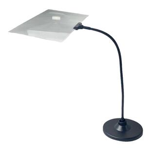 4倍阅读放大镜带支架钦管可旋转360度台式桌面整页放大镜