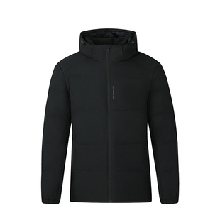 361羽绒服男2025冬季男士加厚保暖连帽羽绒服无缝羽绒运动外套男