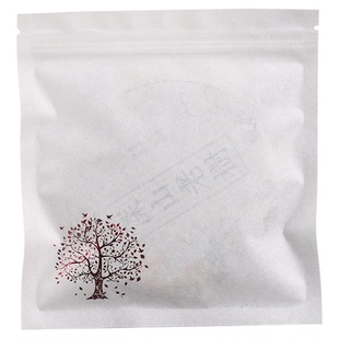 加厚礼品棉纸密封袋茶叶包装袋普洱茶防潮袋白茶自封袋食品存茶袋
