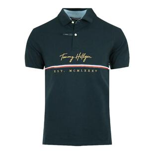 Tommy Hilfiger汤米男polo衫休闲短袖夏新款时尚半袖翻领男装上衣