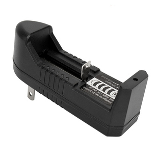 18650锂电池3.7V大容量可充电电池充电器26650电池手电筒头灯座充