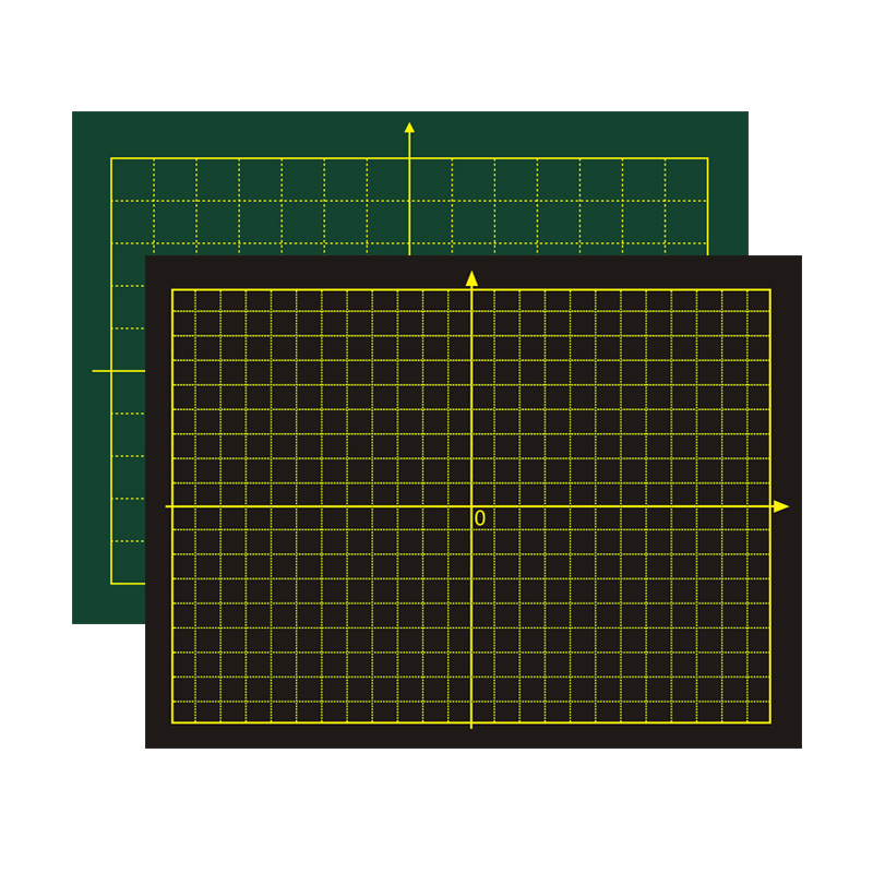 磁性函数图平面直角坐标系教具磁性黑板贴方格磁力贴轴对称图形大号数学教具XY轴5厘米3厘米坐标图黑色教学