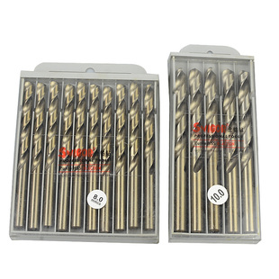 M35高性能不锈钢专用钻头 含钴钻 直柄麻花钻头1-14mm 直钻HSSCO