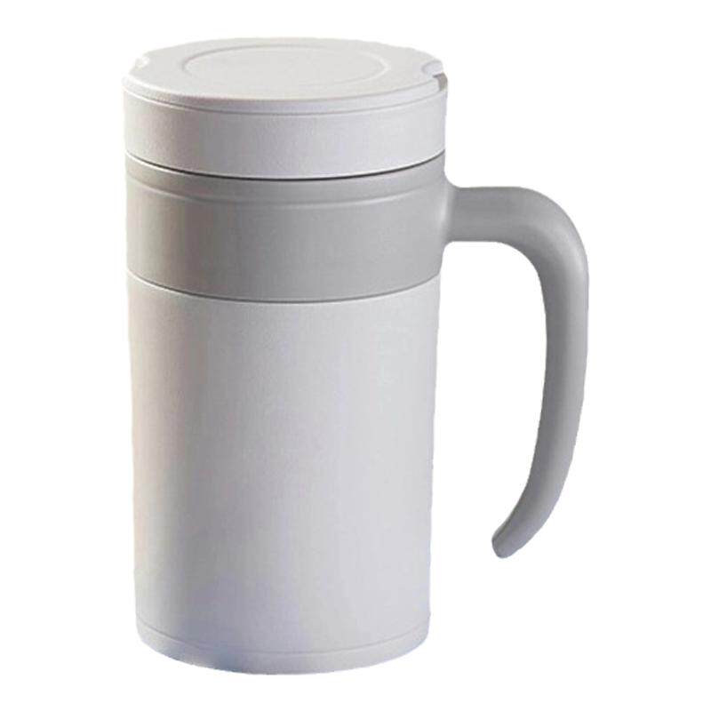 象印两用茶滤附带把手保温喝茶杯