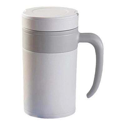 象印两用茶滤附带把手保温喝茶杯