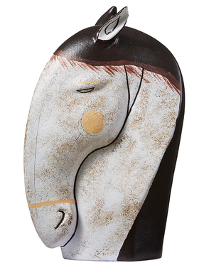 马到成功玄关酒柜装饰艺术品摆件