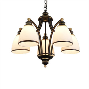 欧式铁艺吊灯田园大气客厅餐厅卧室灯饰灯具美式复古吊灯