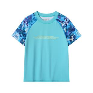 粒子儿童速干衣户外男童短袖t恤专业运动上衣训练服篮球足球透气