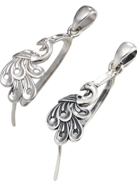 翡翠甜甜圈平安扣专用扣头配件