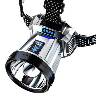 头灯强光超亮远射LED可充电防水头戴式矿灯超长续航手电筒钓鱼灯